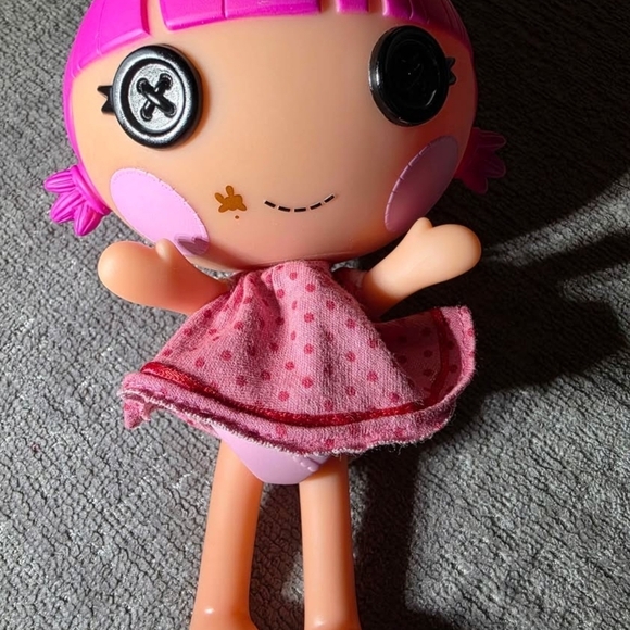 Pink Button-Eyed Doll - Picture 1 of 4